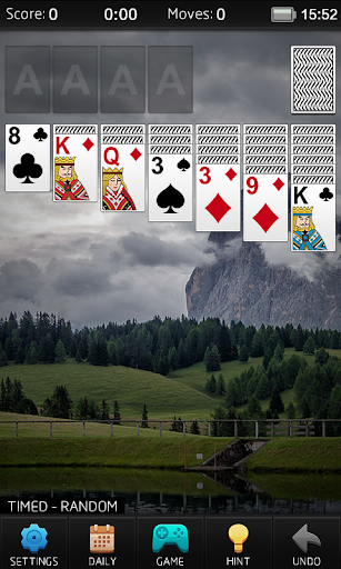 Solitaire screen 3