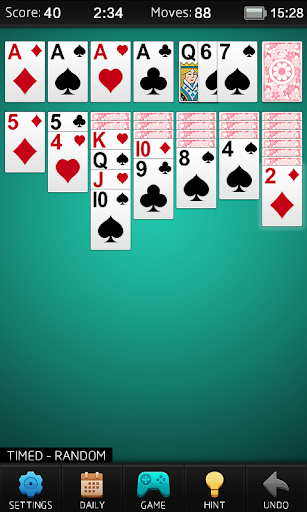 Solitaire screen 4